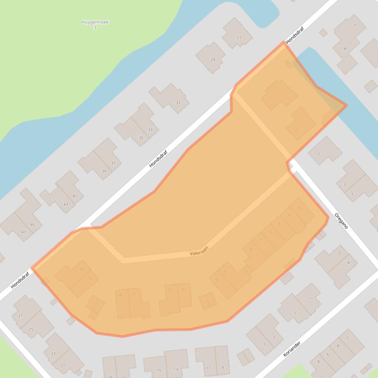 Kaart van postcodegebied 1705RV.