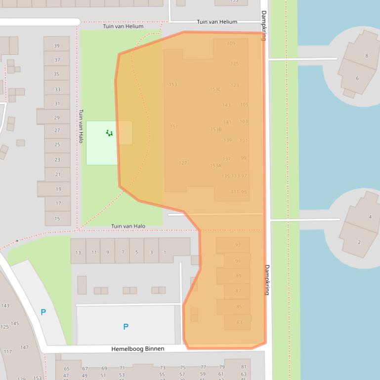 Kaart van postcodegebied 1705TB.