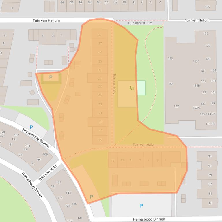 Kaart van postcodegebied 1705TD.