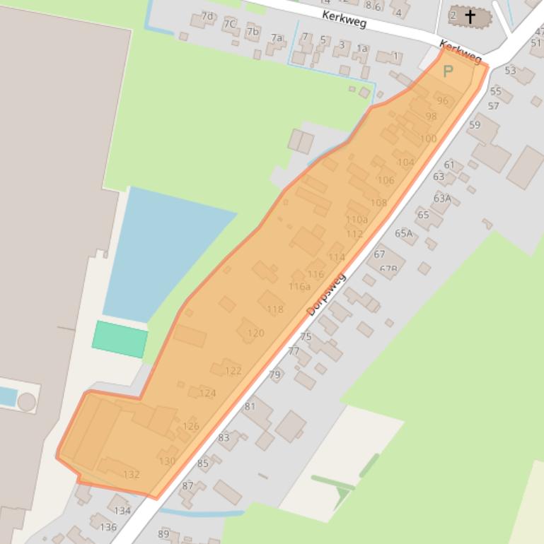 Kaart van postcodegebied 1711RM.