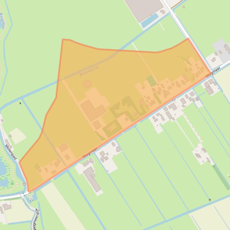Kaart van postcodegebied 1711SV.