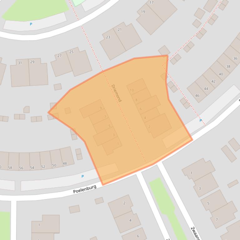 Kaart van postcodegebied 1713CL.