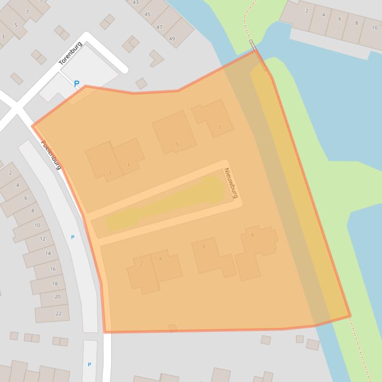 Kaart van postcodegebied 1713CR.
