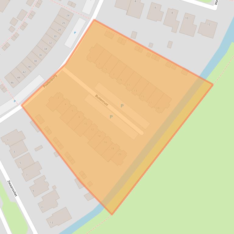 Kaart van postcodegebied 1713CV.