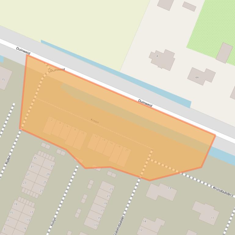 Kaart van postcodegebied 1713EH.