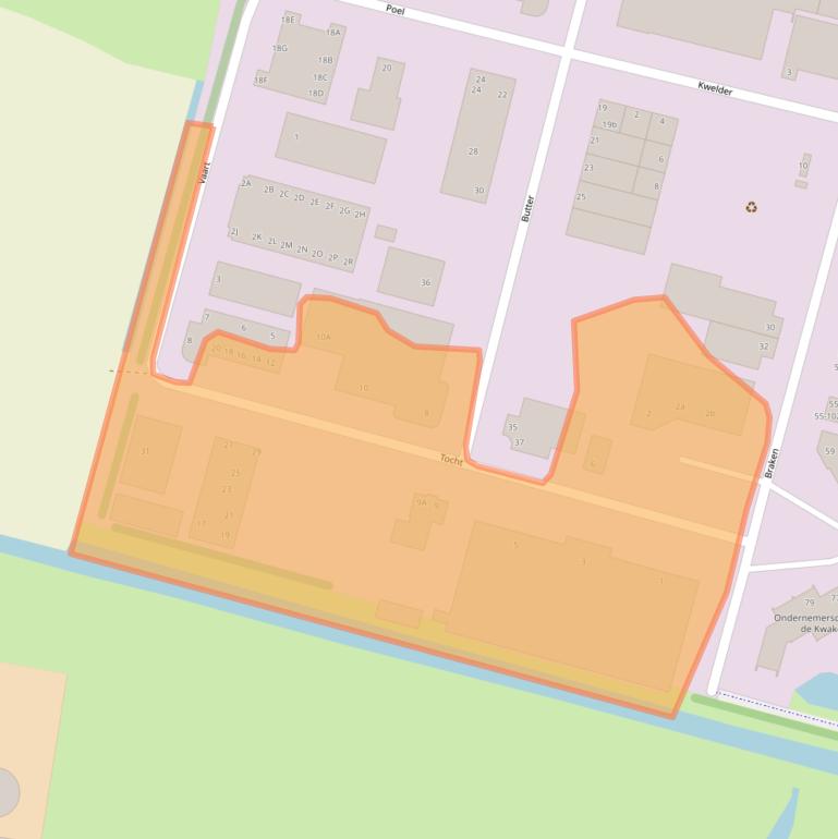 Kaart van postcodegebied 1713GP.