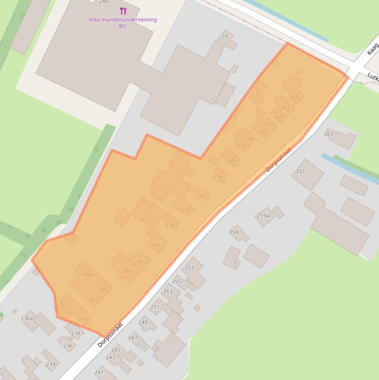 Kaart van postcodegebied 1713HR.