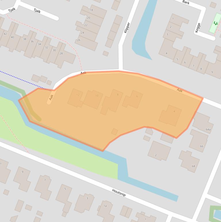 Kaart van postcodegebied 1713WN.