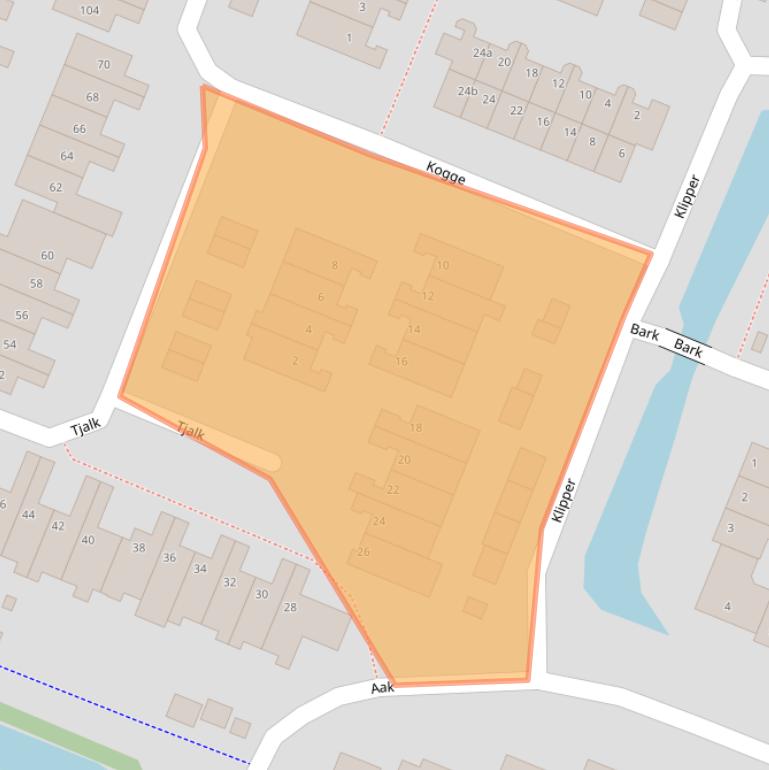 Kaart van postcodegebied 1713WX.