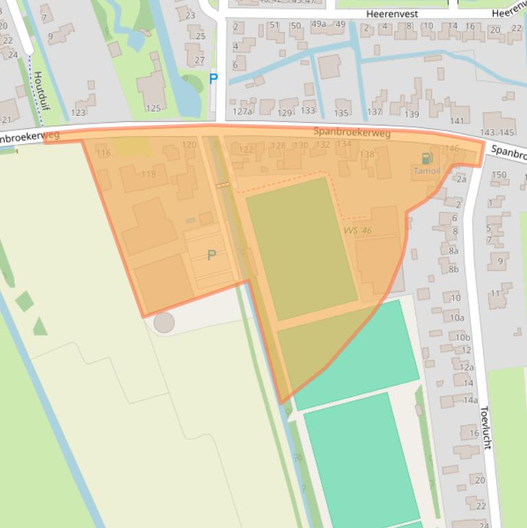 Kaart van postcodegebied 1715GT.