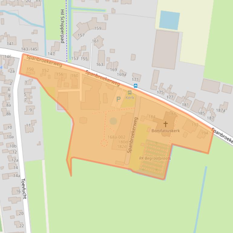 Kaart van postcodegebied 1715GV.