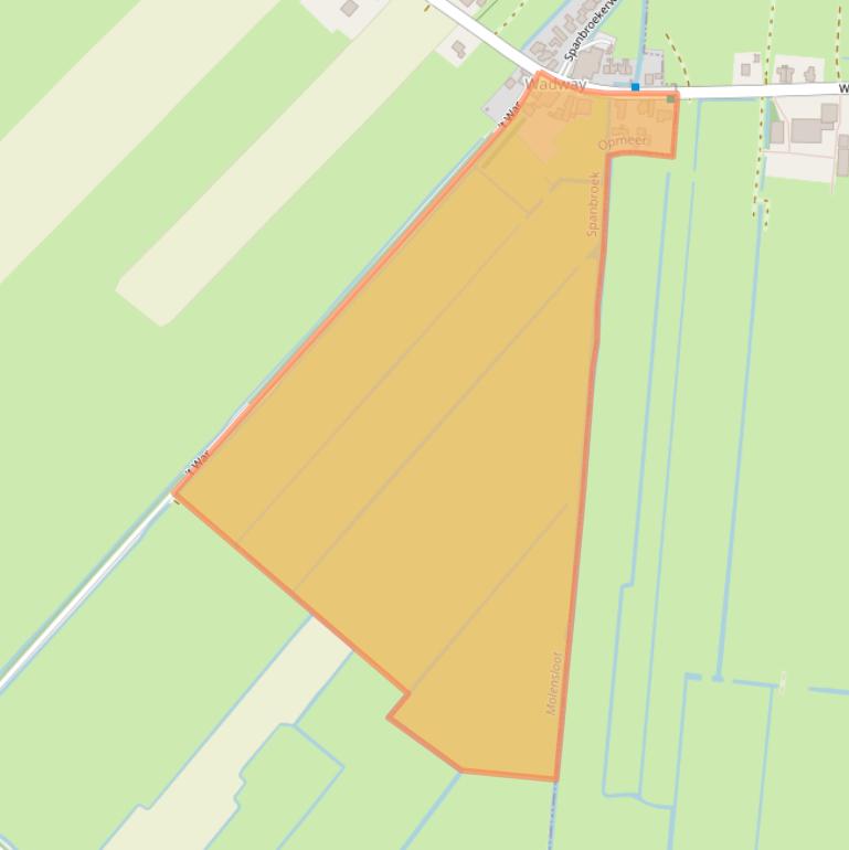 Kaart van postcodegebied 1715GX.