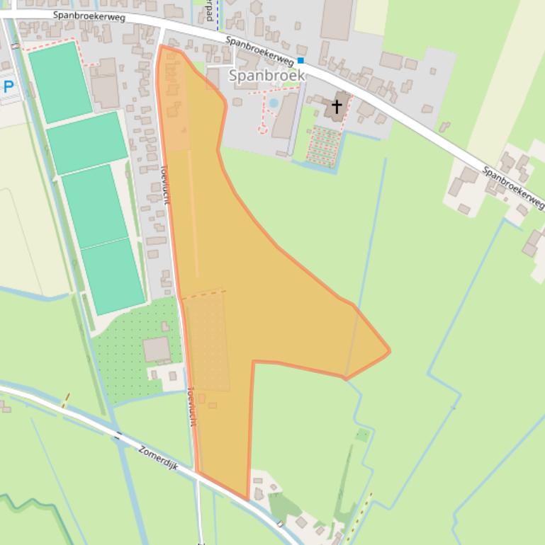 Kaart van postcodegebied 1715KG.