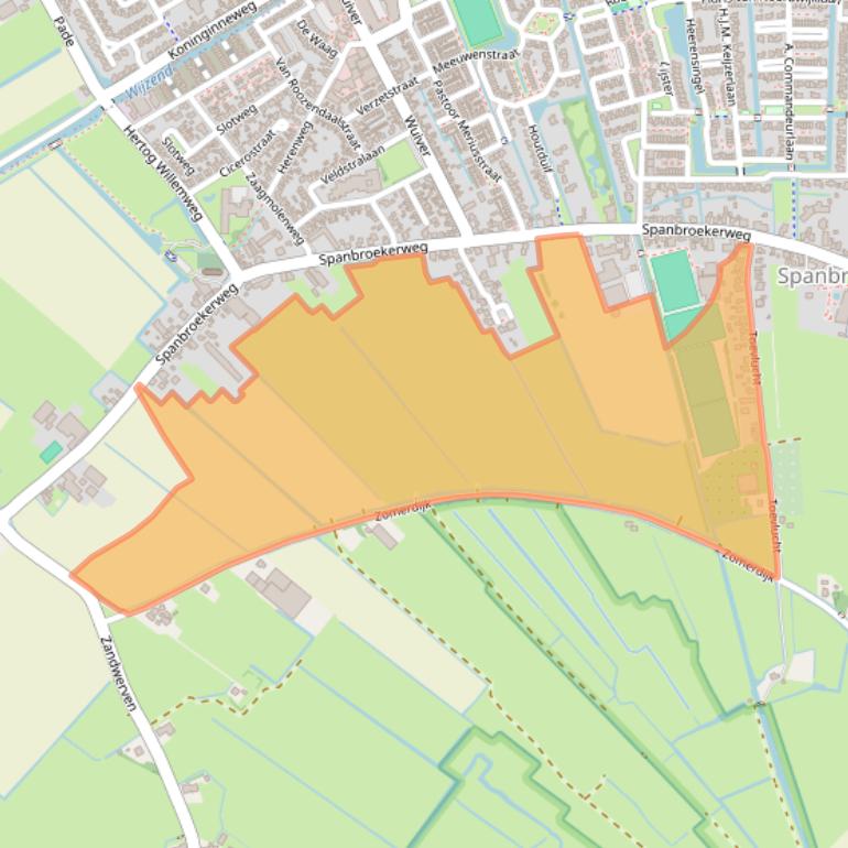 Kaart van postcodegebied 1715KH.