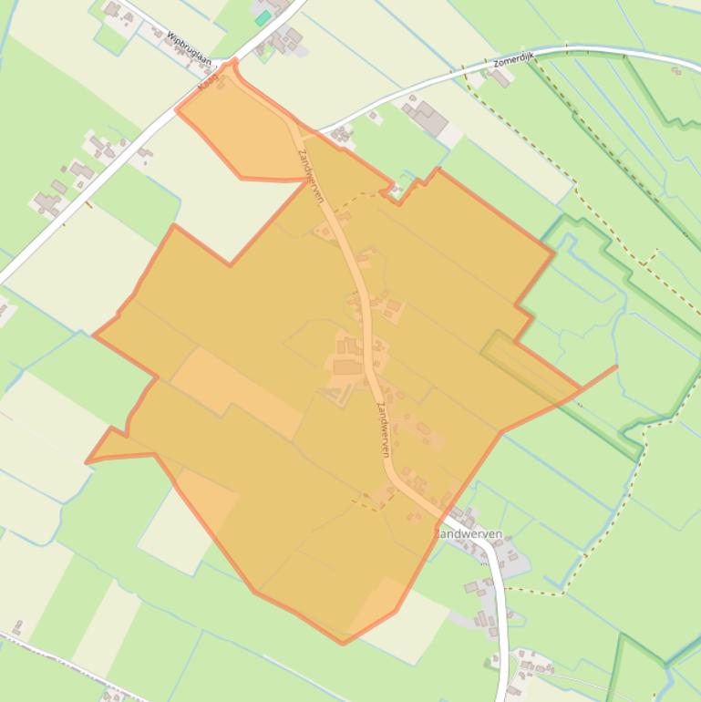 Kaart van postcodegebied 1715KL.