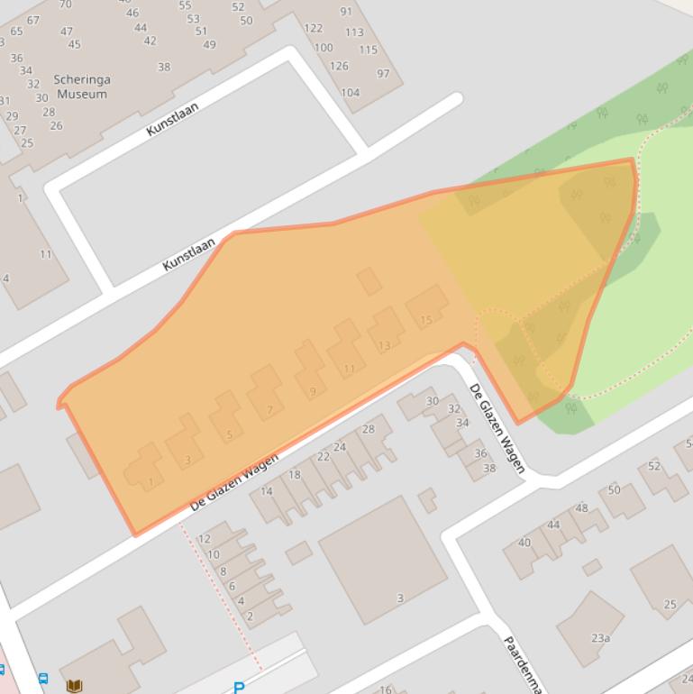 Kaart van postcodegebied 1716DL.