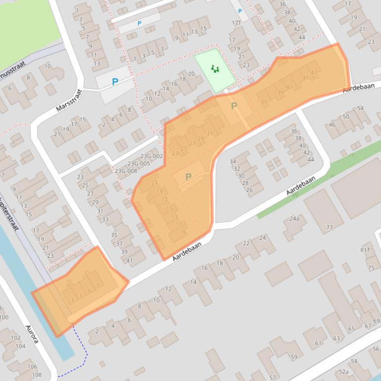 Kaart van postcodegebied 1716WB.