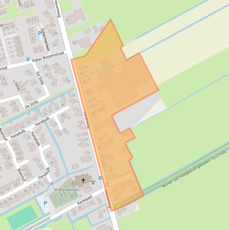 Kaart van postcodegebied 1718AE.