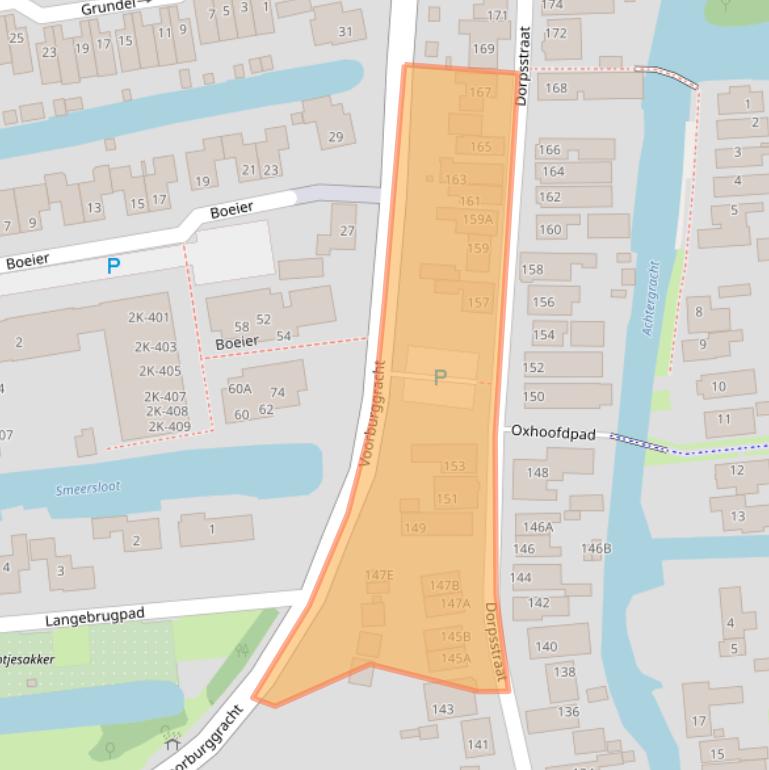 Kaart van postcodegebied 1721BG.