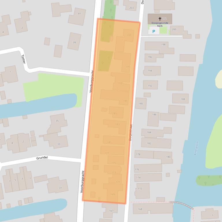 Kaart van postcodegebied 1721BH.