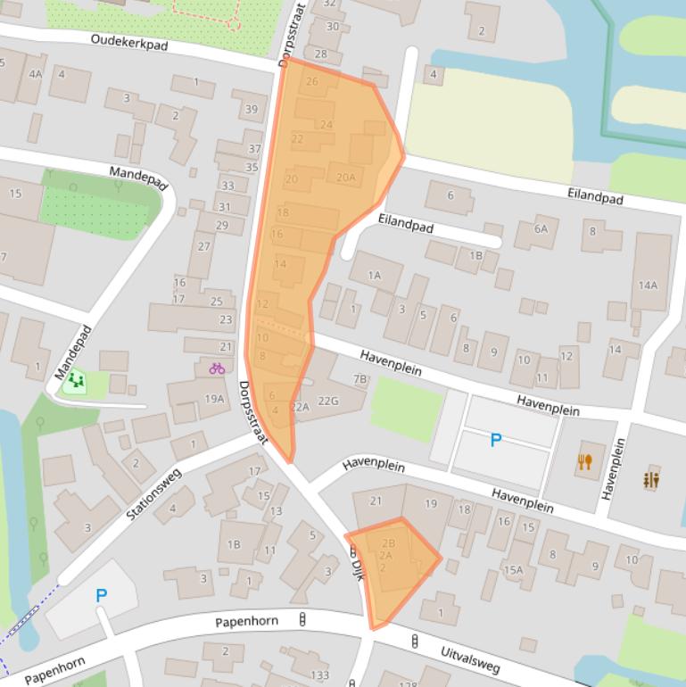 Kaart van postcodegebied 1721BK.