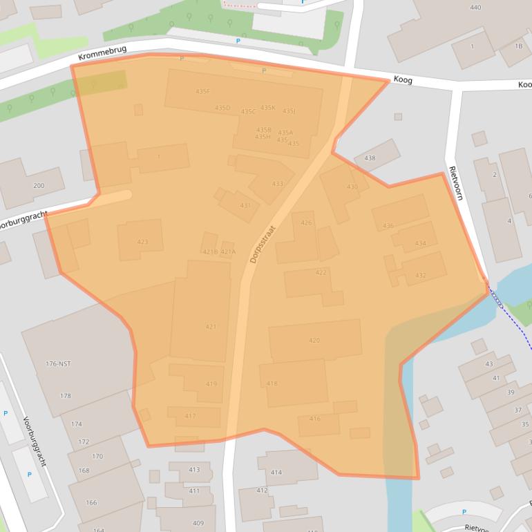 Kaart van postcodegebied 1722EH.