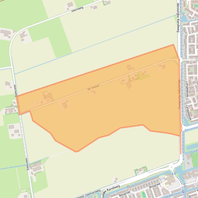 Kaart van postcodegebied 1722PW.