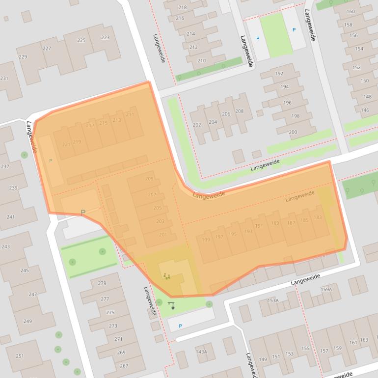 Kaart van postcodegebied 1722WH.