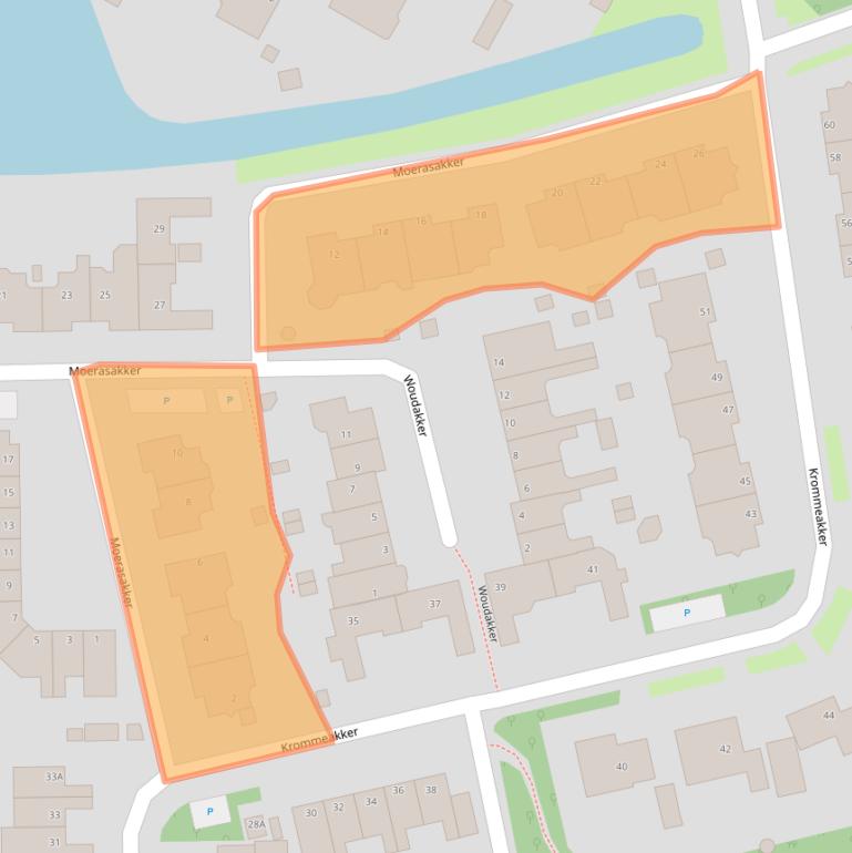 Kaart van postcodegebied 1723BK.