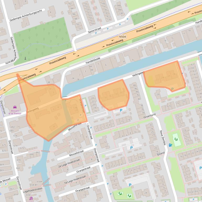 Kaart van postcodegebied 1723MV.