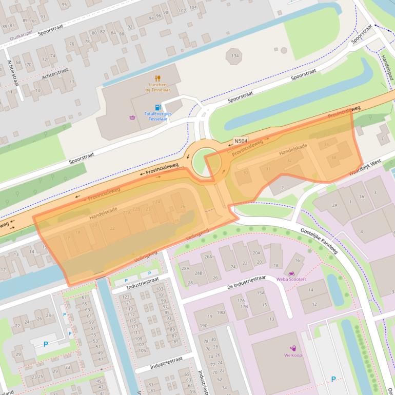 Kaart van postcodegebied 1723MZ.