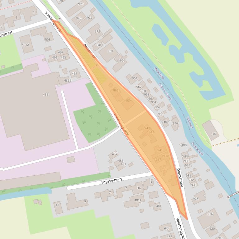 Kaart van postcodegebied 1724RB.