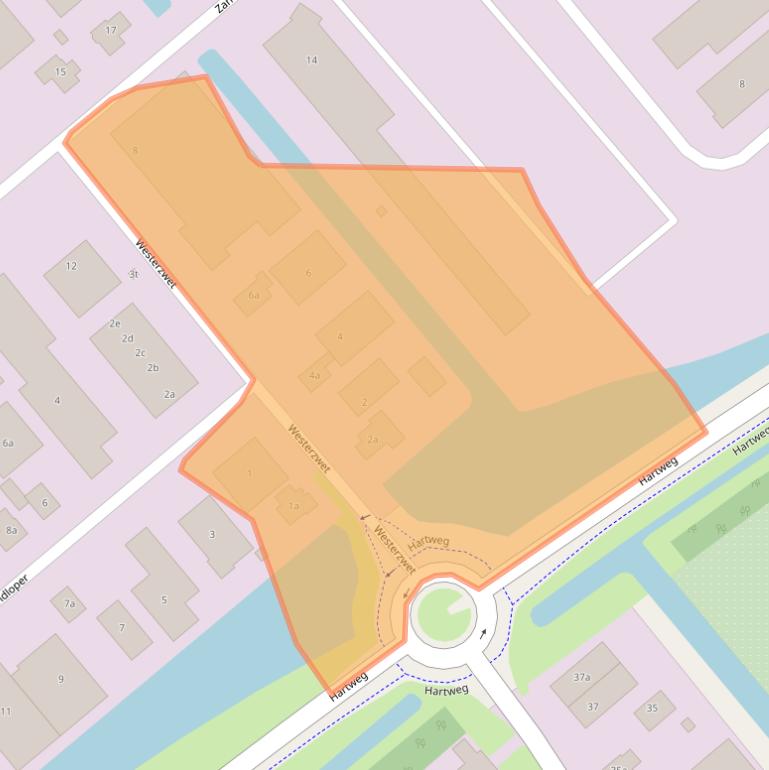 Kaart van postcodegebied 1731LL.