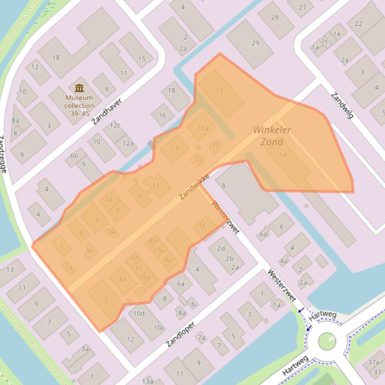 Kaart van postcodegebied 1731LN.