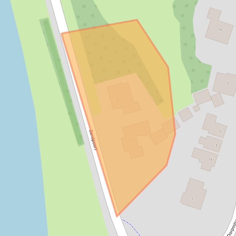 Kaart van postcodegebied 1731LV.