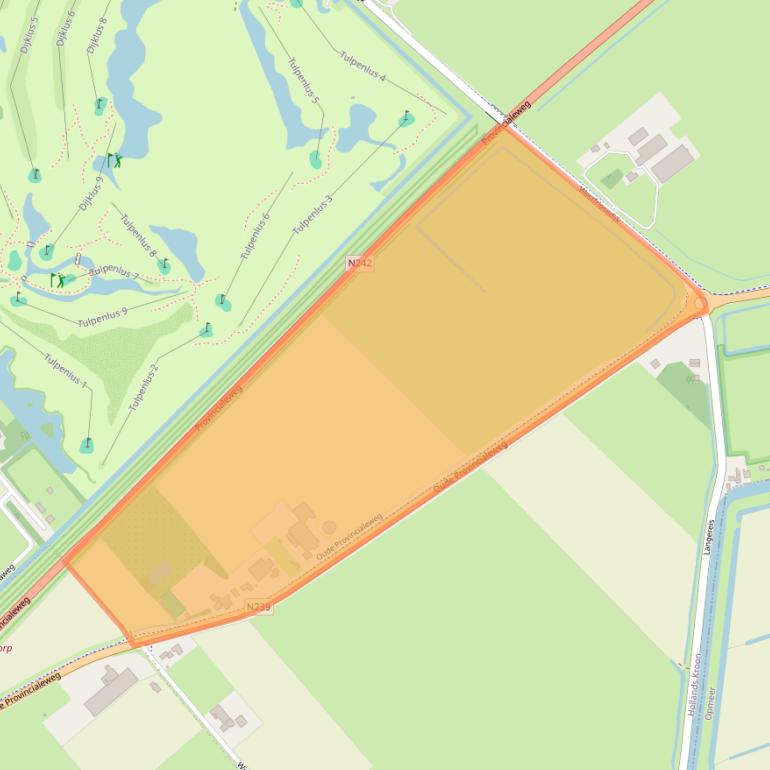 Kaart van postcodegebied 1731NG.