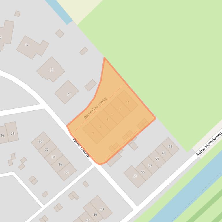 Kaart van postcodegebied 1731PC.