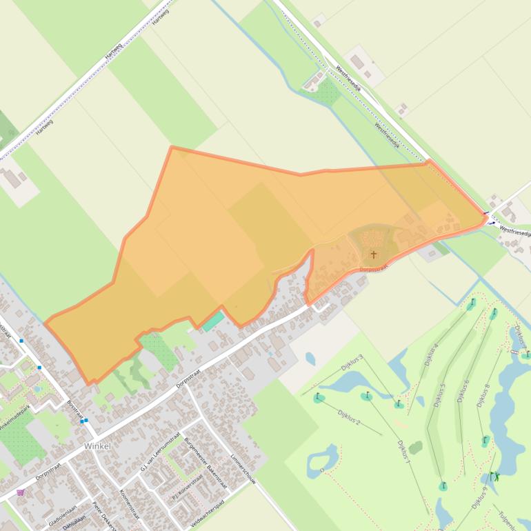 Kaart van postcodegebied 1731RE.