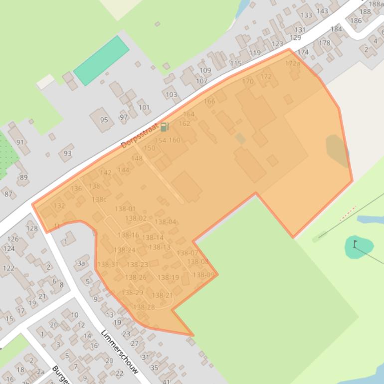 Kaart van postcodegebied 1731RK.