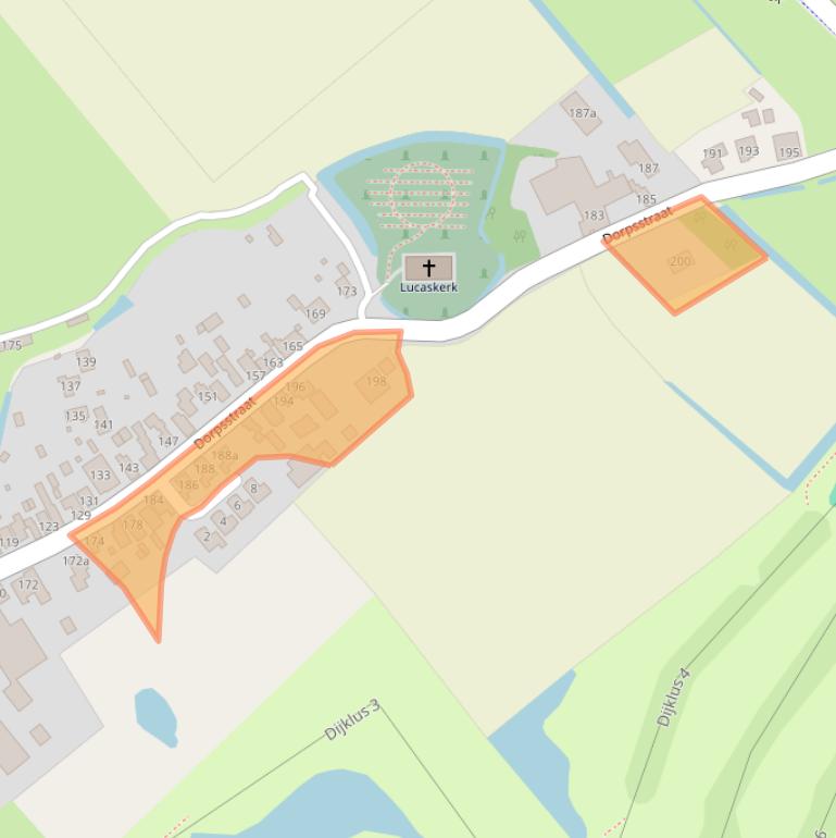 Kaart van postcodegebied 1731RL.