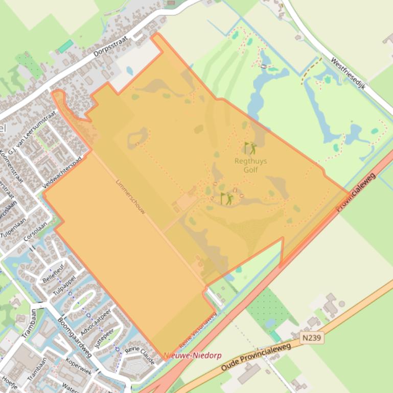 Kaart van postcodegebied 1731RM.