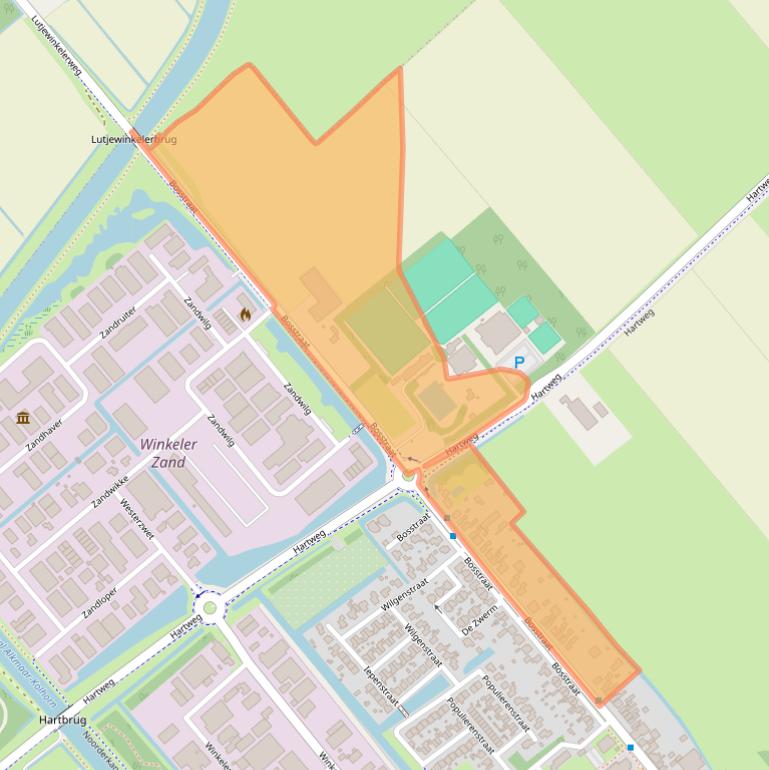 Kaart van postcodegebied 1731SG.