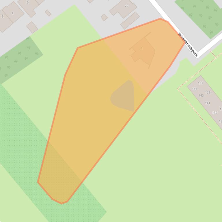 Kaart van postcodegebied 1731SN.
