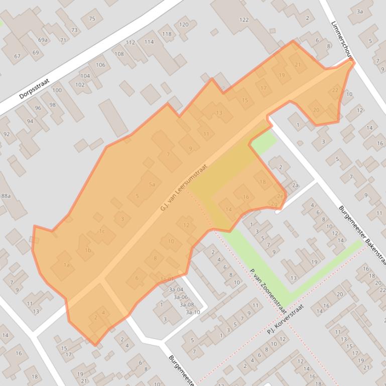 Kaart van postcodegebied 1731XC.