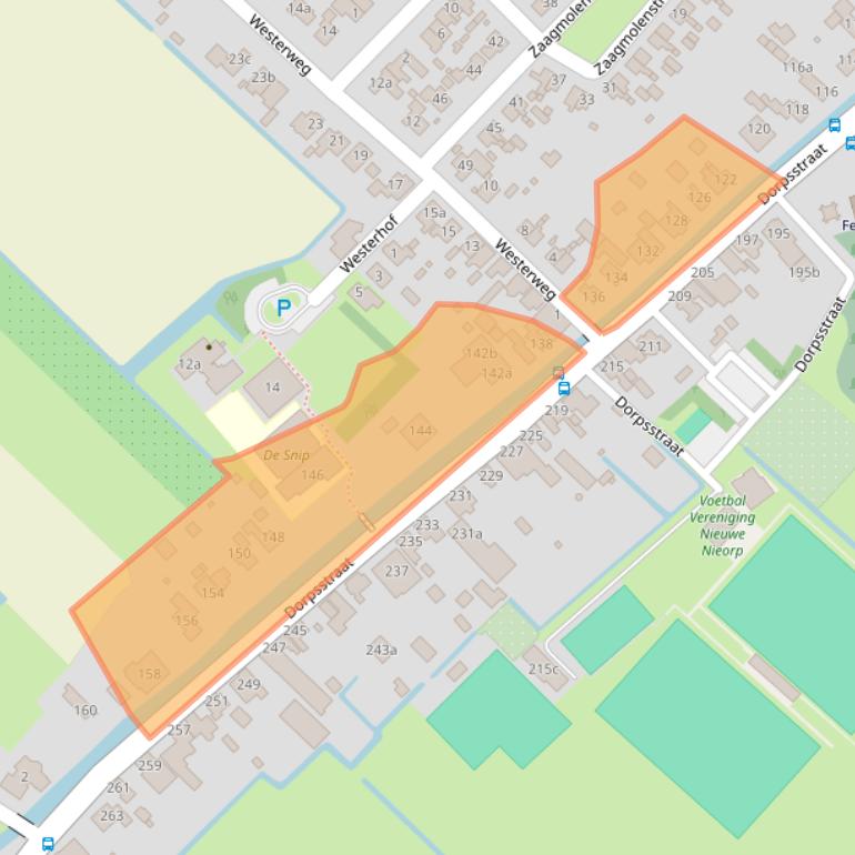 Kaart van postcodegebied 1733AR.