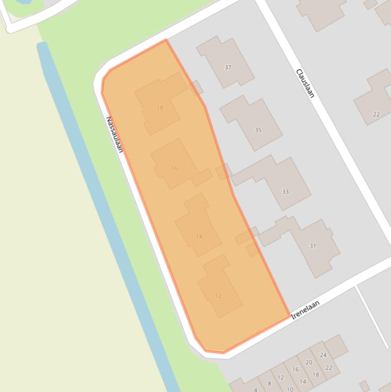 Kaart van postcodegebied 1735GP.