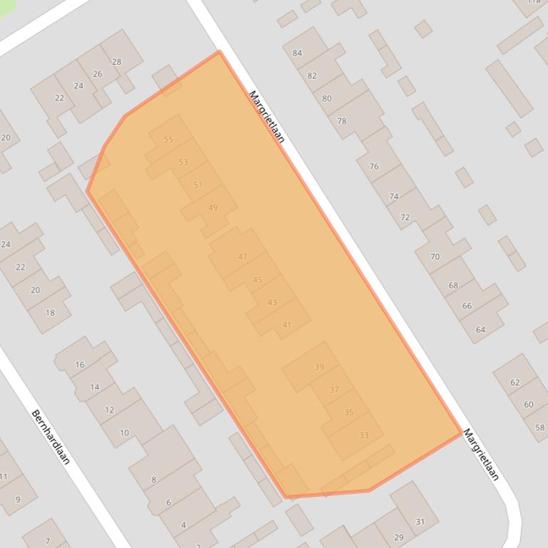 Kaart van postcodegebied 1735HD.