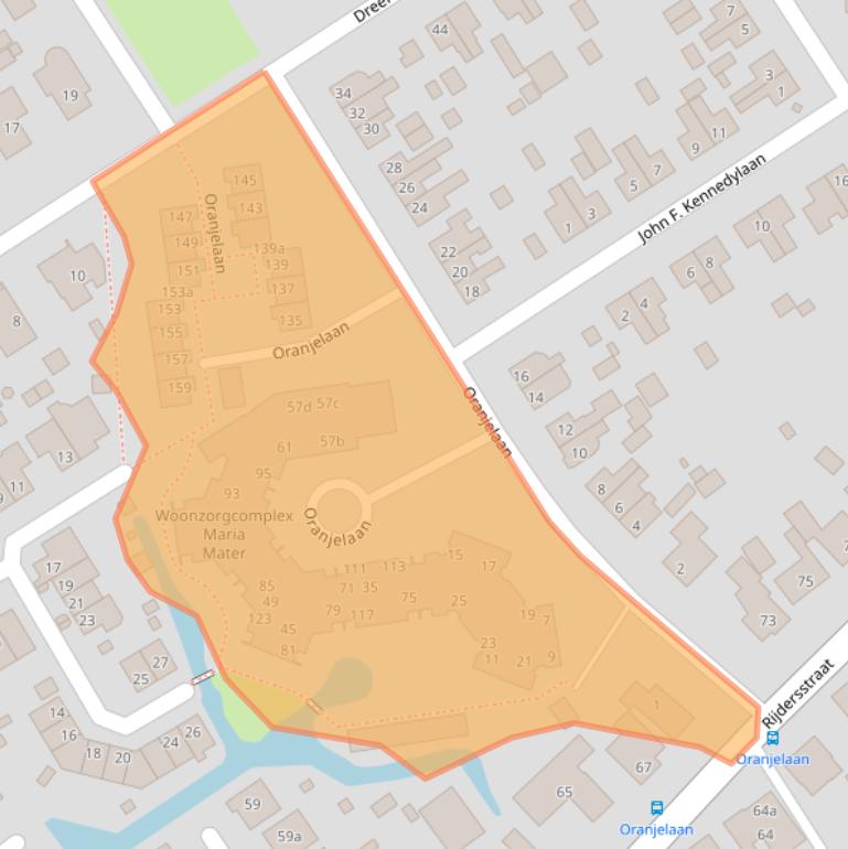 Kaart van postcodegebied 1735HP.