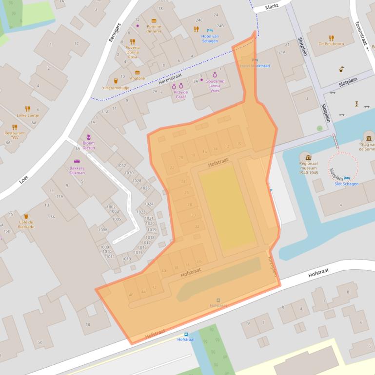 Kaart van postcodegebied 1741CE.