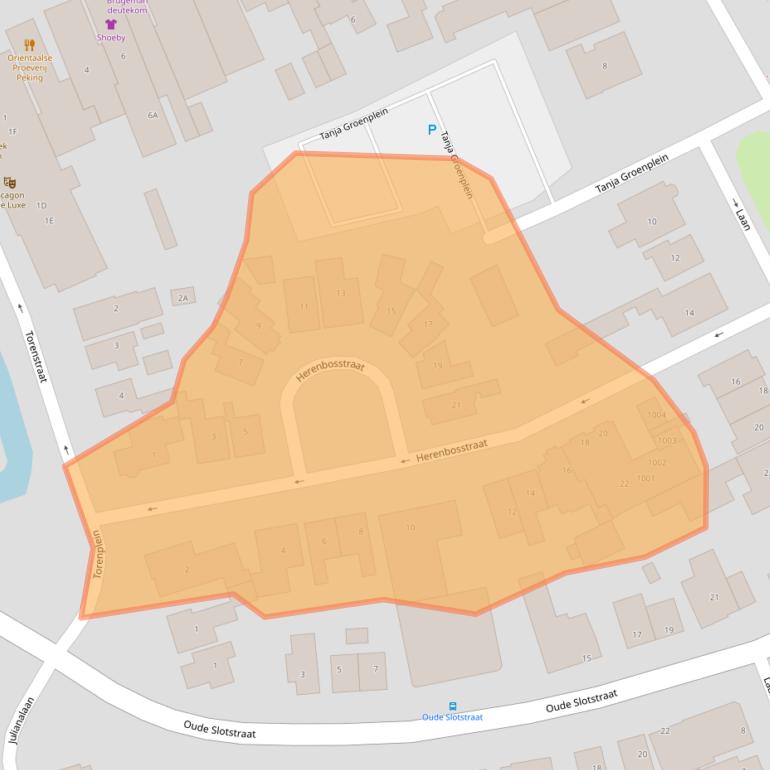 Kaart van postcodegebied 1741CG.